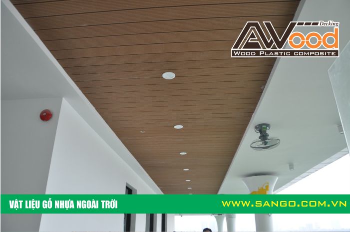 Ốp trần gỗ ngoài trời AWOOD WPC