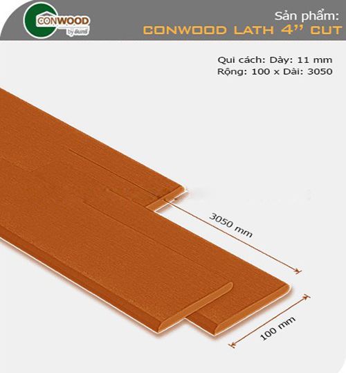 Ốp trần CONWOOD LATH 4" CUT