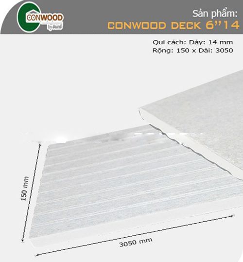 Sàn gỗ CONWOOD DECK 6"