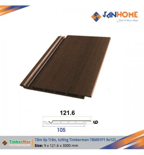 Ốp trần, tường Timberman TBM01P1 9x121