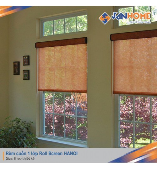 Rèm cuốn 1 lớp Roll Screen HA NOI