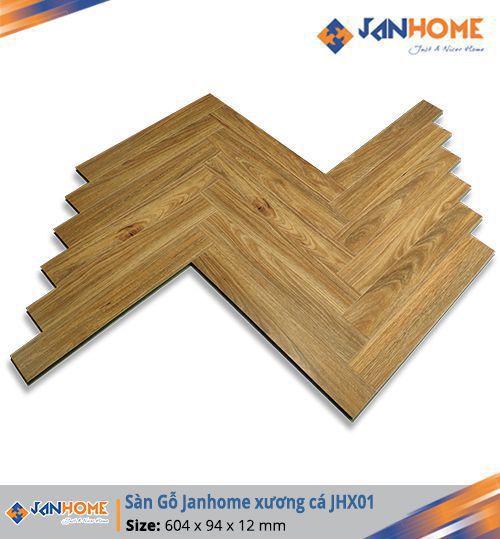 Sàn gỗ Janhome xương cá JHX01