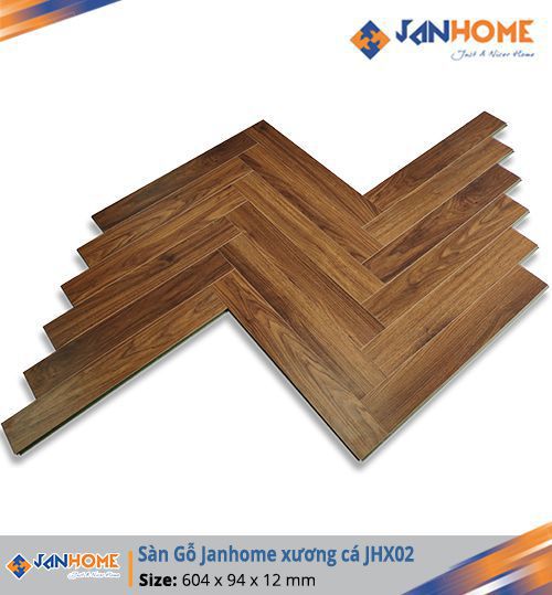 Sàn gỗ Janhome xương cá JHX02