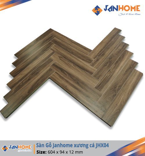 Sàn gỗ Janhome xương cá JHX04