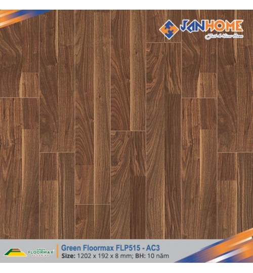 Sàn gỗ Green Floormax FLP515 8mm Thanh lý