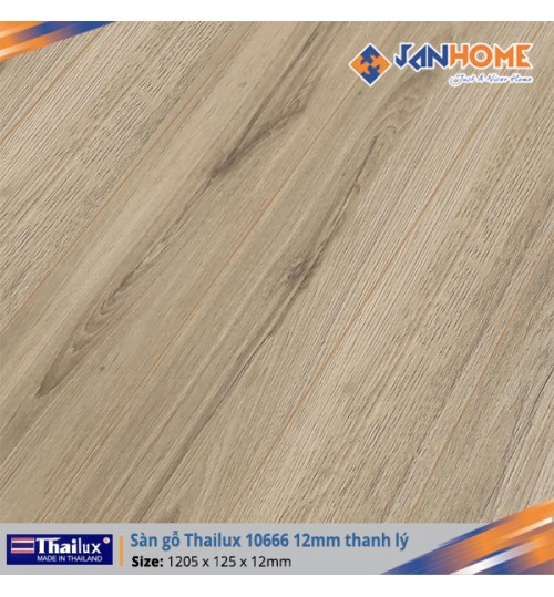 Sàn gỗ Thailux 10666 12mm thanh lý