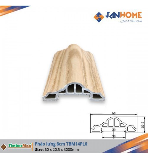 Phào lưng 6cm TBM14PL606