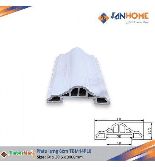 Phào lưng 6cm TBM14PL609