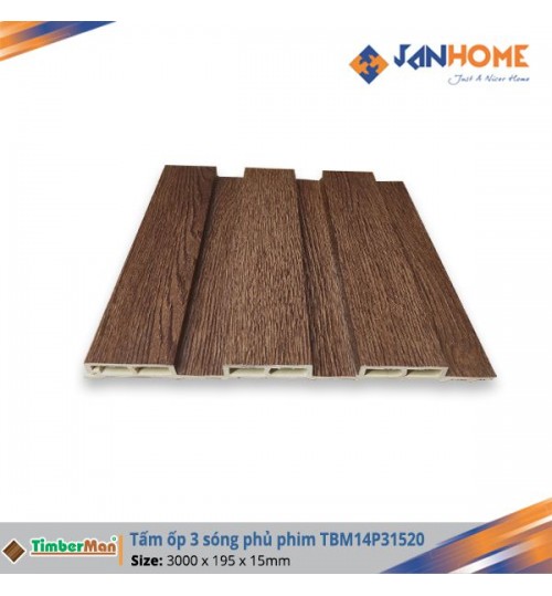 Tấm ốp 3 sóng phủ phim TimberMan TBM14P31520