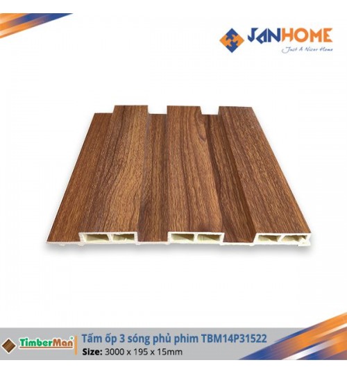 Tấm ốp 3 sóng phủ phim TimberMan TBM14P31522