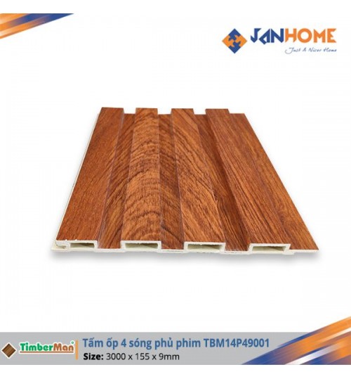 Tấm ốp 4 sóng phủ phim TimberMan TBM14P49001