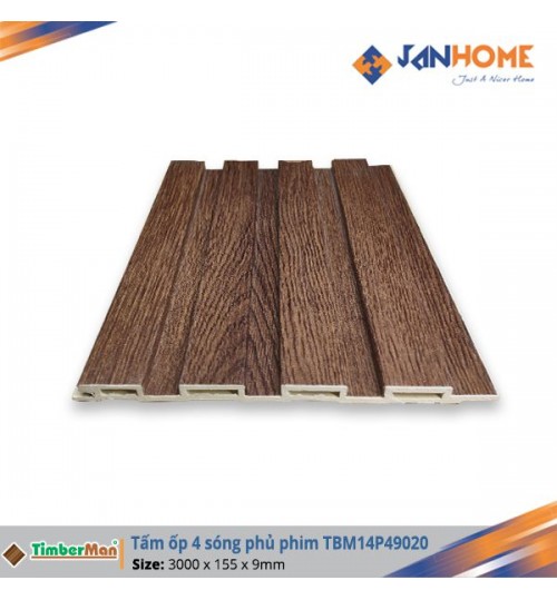 Tấm ốp 4 sóng phủ phim TimberMan TBM14P49020