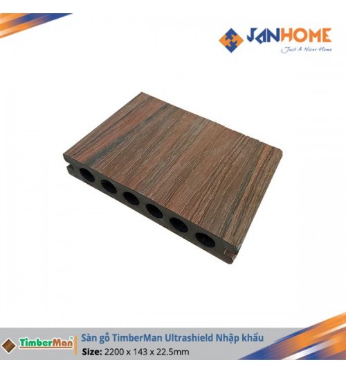 Sàn gỗ ngoài trời Timberman Nhập khẩu (lỗ tròn)