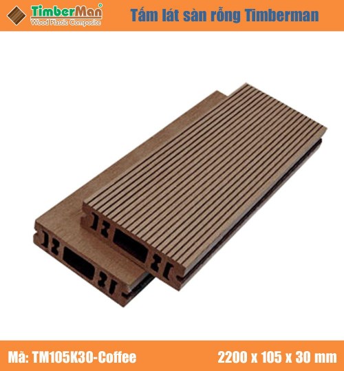 Sàn gỗ ngoài trời TimberMan TM105K30 - Coffee