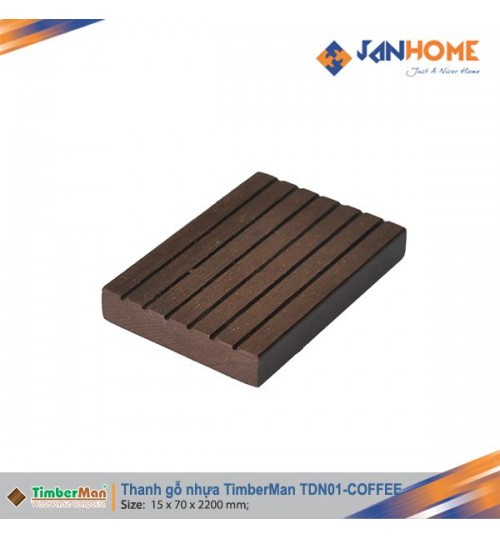 Thanh gỗ nhựa TimberMan TDN01 (coffee)