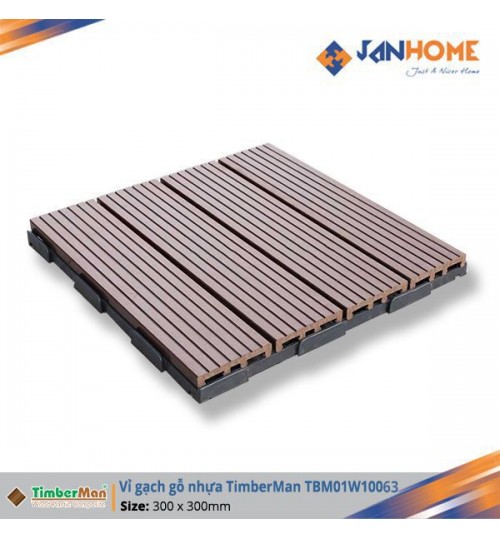 Vỉ gạch gỗ nhựa TimberMan TBM01W10063