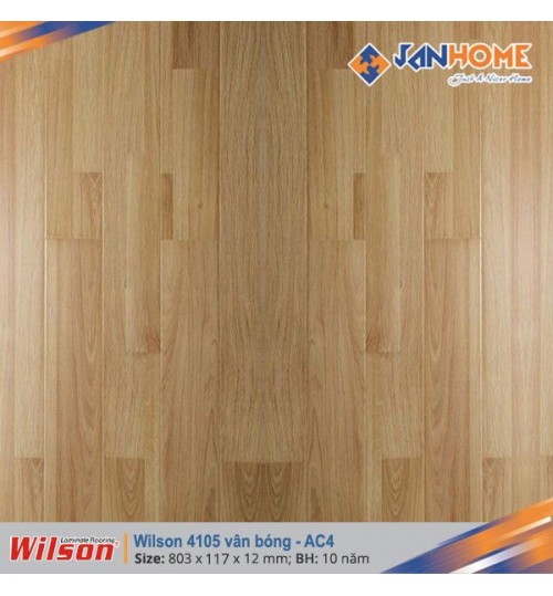 Sàn gỗ Wilson 4105 vân bóng