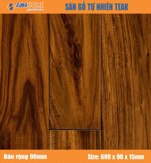 Sàn gỗ Teak 600 x 90mm