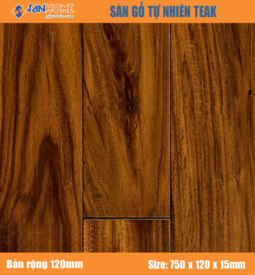 Sàn gỗ Teak 750 x 120mm