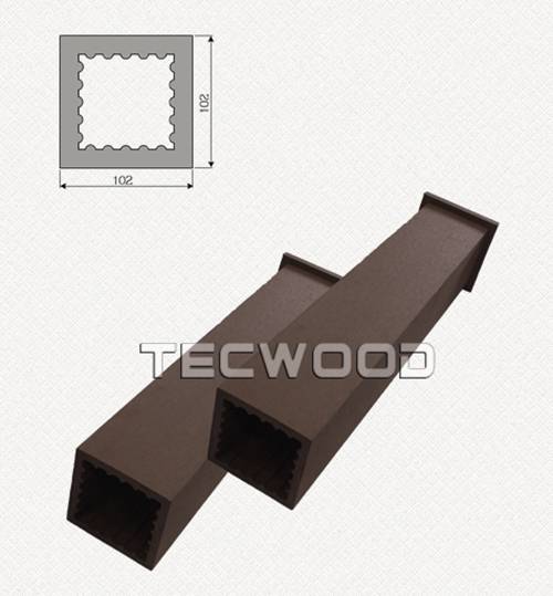 Trụ gỗ nhựa TecWood TWE102 Coffee