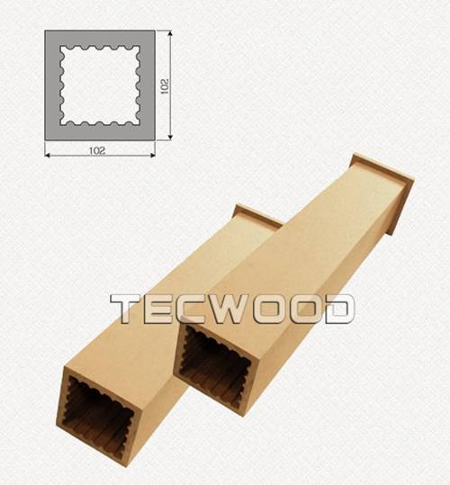 Trụ gỗ nhựa TecWood TWE102 Wood