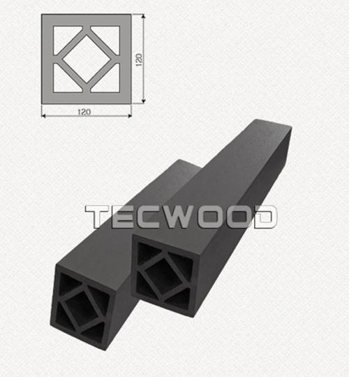 Trụ gỗ nhựa TecWood TWE120 Black