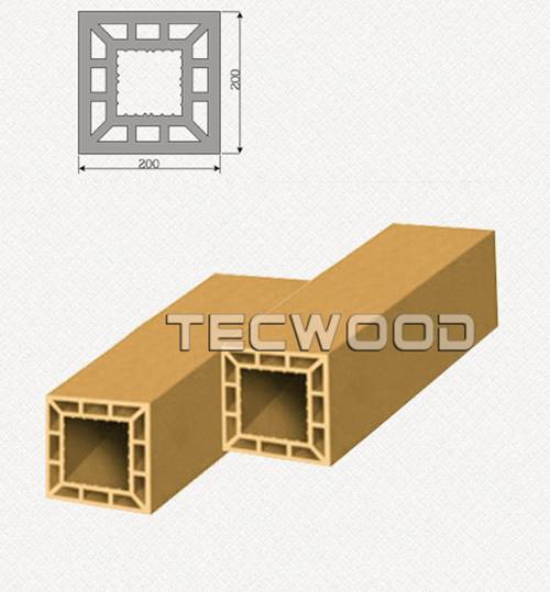 Trụ gỗ nhựa TecWood TWE120 Wood