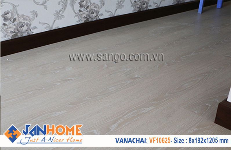 Thi công sàn gỗ Vanachai VF10625 phòng ngủ 