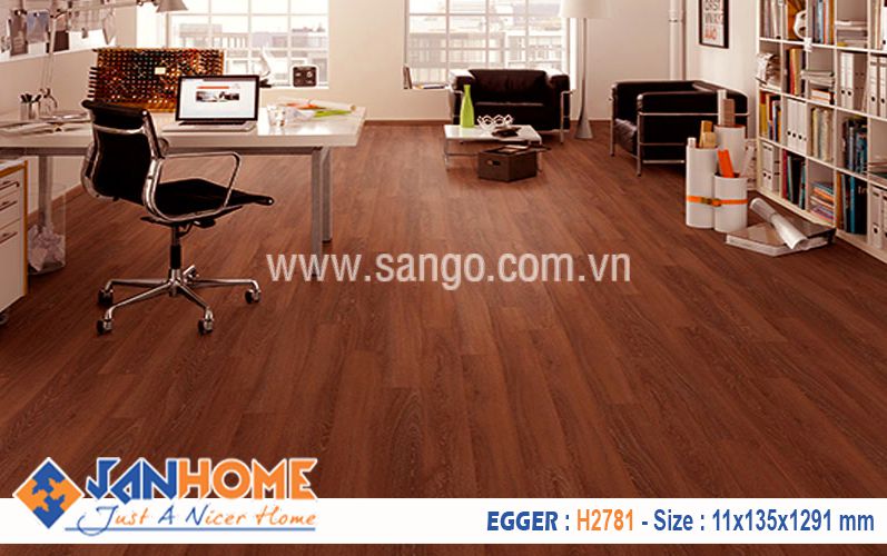 Thi công sàn gỗ Egger H2781 phòng làm việc