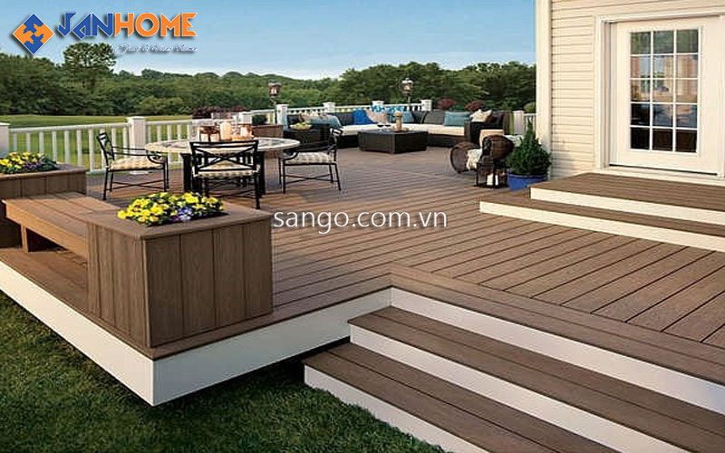 JANHOME cung cấp sàn gỗ ngoài trời chất lượng đảm bảo