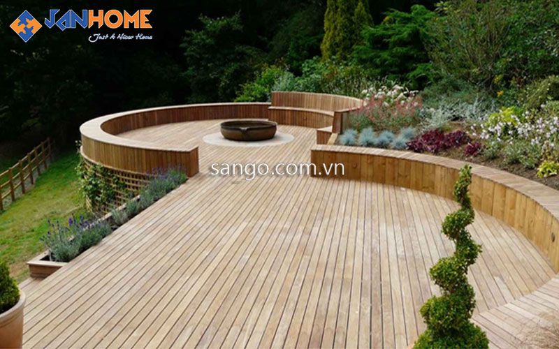 JANHOME cung cấp sàn gỗ ngoài trời tại Quận 8