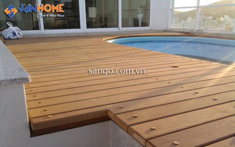 Sàn gỗ ngoài trời chất lượng được cung cấp bởi JANHOME