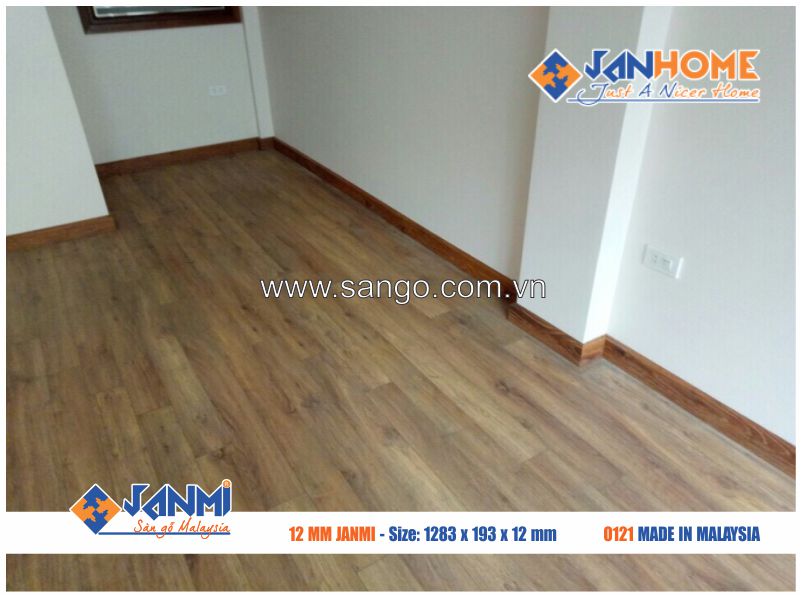 Phòng ngủ số 02 nhà chị Hà sử dụng sàn gỗ JANMI