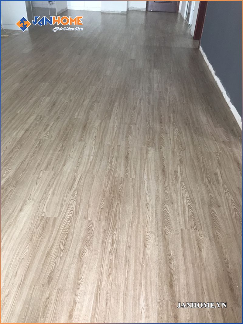 Sàn nhựa ECOFLOOR VINYL FY6004-3 có tone màu nâu đỏ và sang trọng